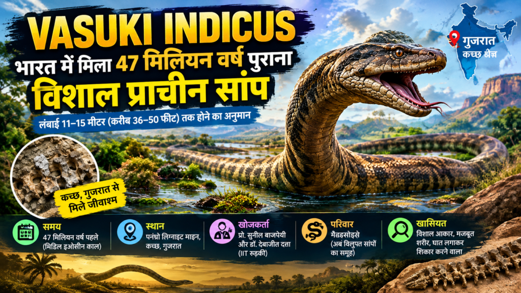 Vasuki Indicus snake